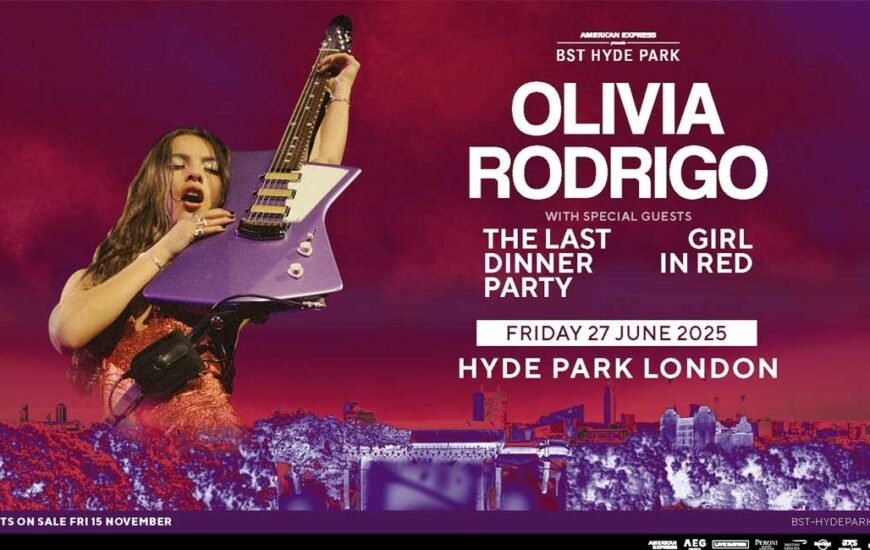 UK Olivia Rodrigo plays BST Hyde Park London 2025
