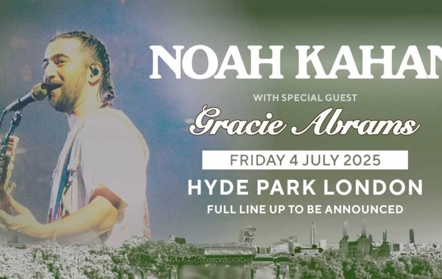 UK Noah Kahan headlines BST Hyde Park 2025