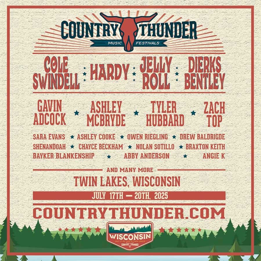 USA Country Thunder Wisconsin USA 2025 poster