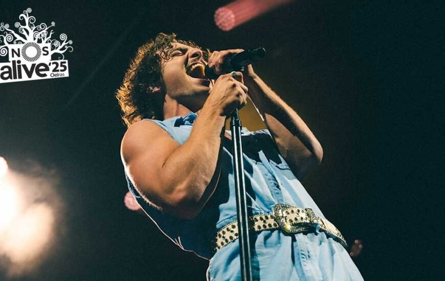 Benson Boone plays NOS Alive Portugal 2025
