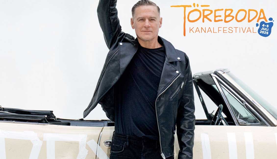 Bryan Adams plays Toreboda Kanalfestival in Sweden 2025