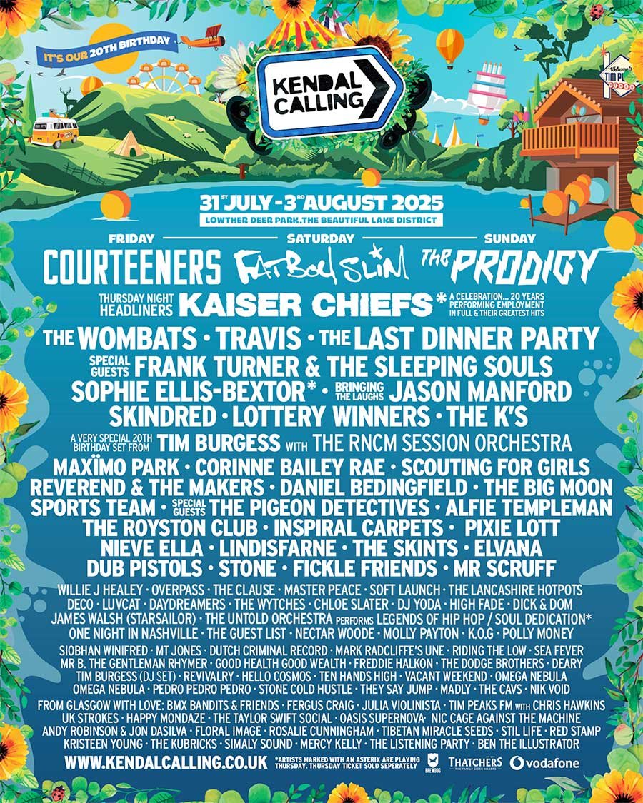 Kendal Calling UK 2025 first poster