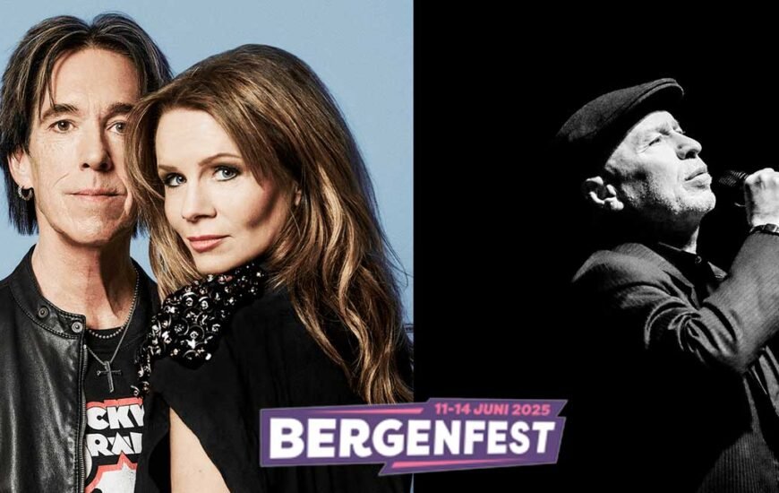 Roxette and The The play Bergenfest 2025 in Norway