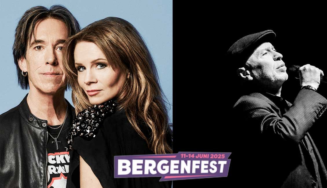 Roxette and The The play Bergenfest 2025 in Norway