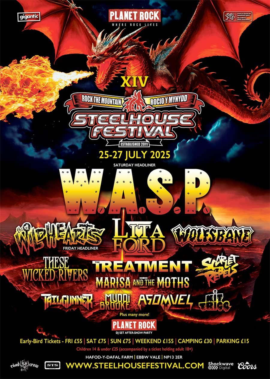 Steelhouse Festival UK 2025 first poster