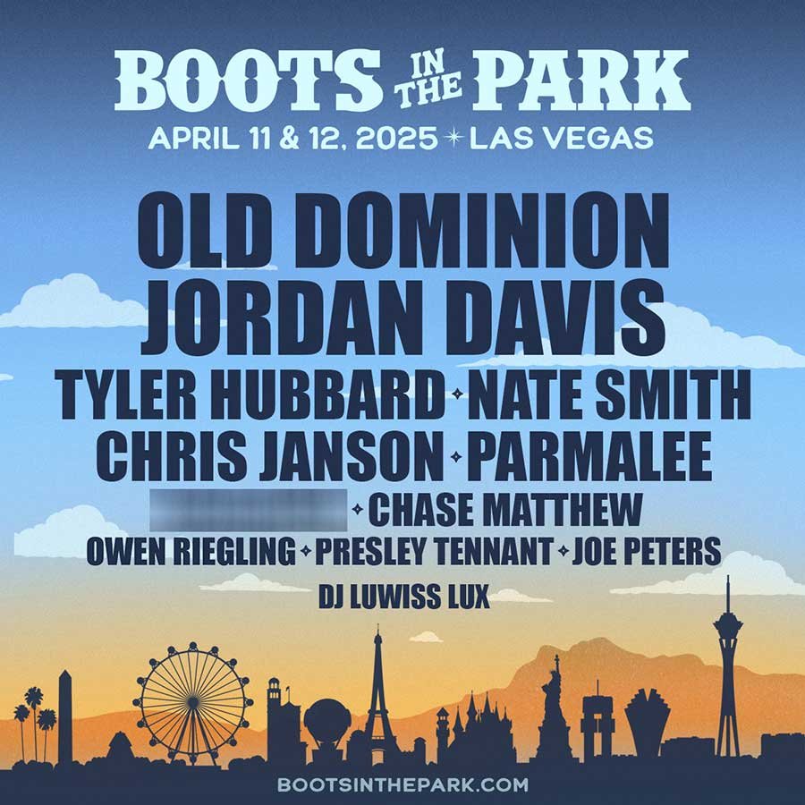 USA Boots in the Park Las Vegas 2025 poster