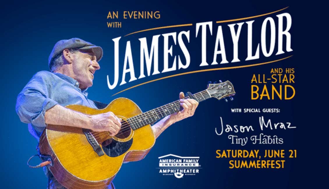 USA James Taylor plays Summerfest 2025