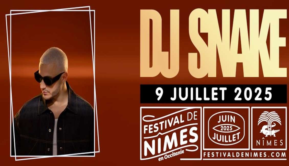 DJ Snake confirmed for Festival de Nimes France 2025