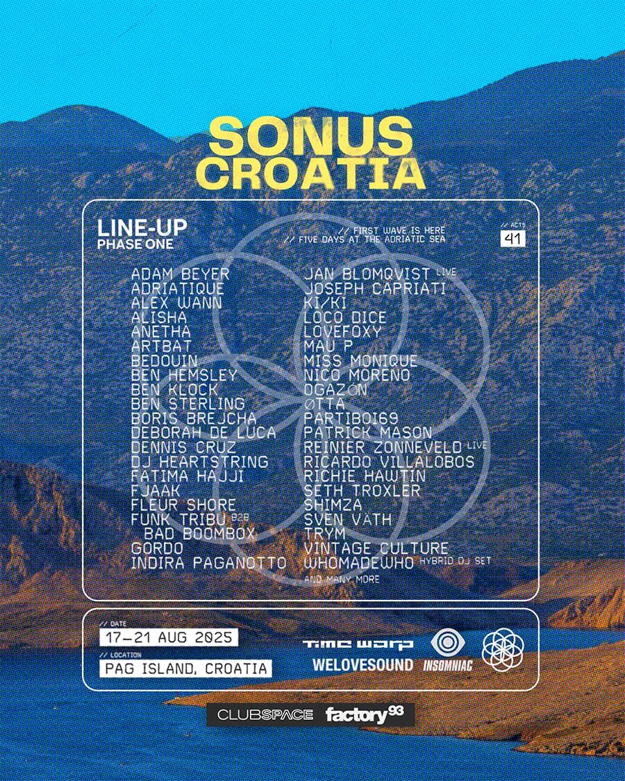 Sonus Croatia 2025 phase 1 poster