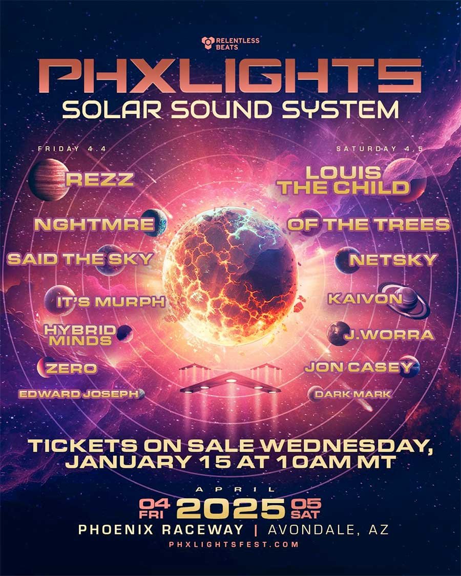 PHXLIGHTS Arizona USA 2025 poster