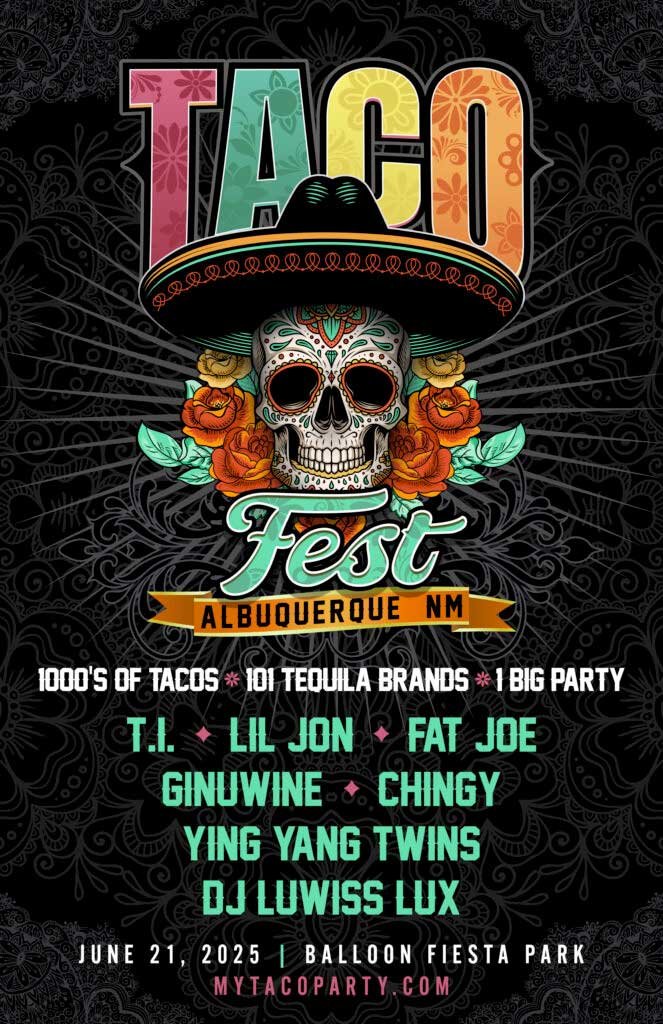 Taco Fest 2025 Albuquerque poster