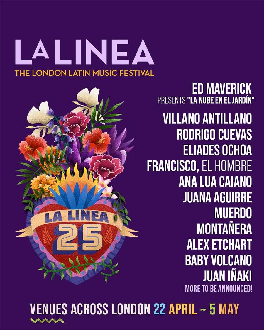 UK La Linea Latin Festival London 2025 poster