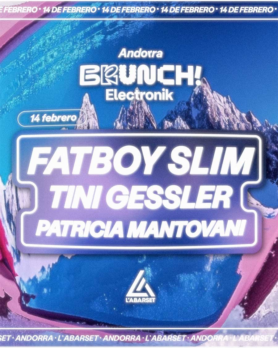 Fatboy Slim confirmed for Labarset Andorra 2025 poster