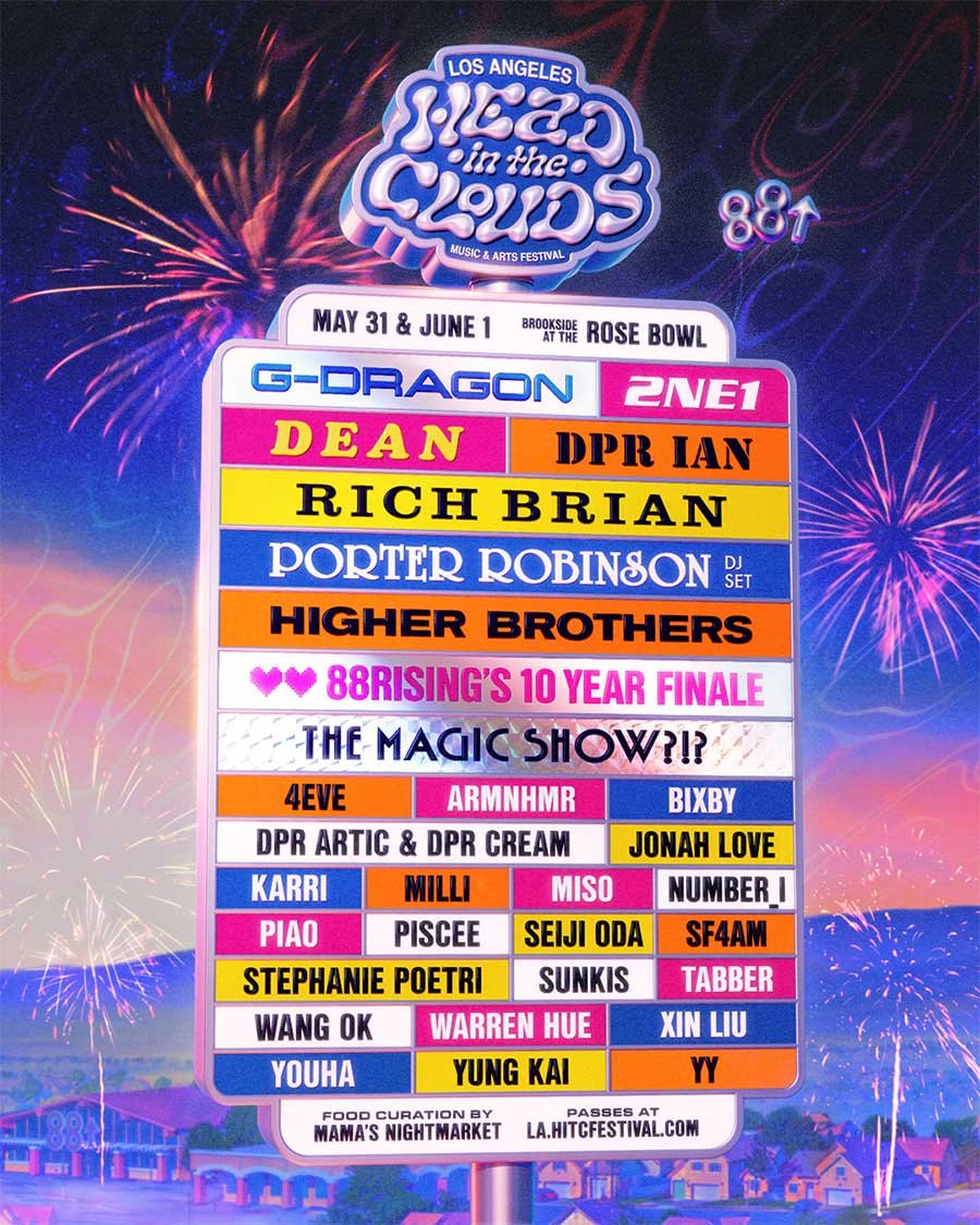 Head in the Clouds Festival USA 2025 poster