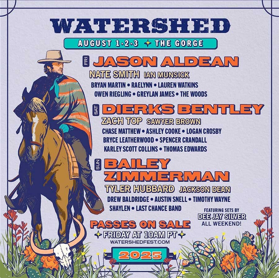 Watershed Music Festival USA 2025 poster