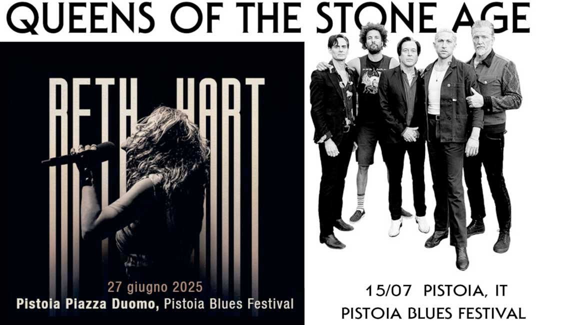Queens of the Stone Age Beth Hart play Pistoia Blues Festival 2025 in Italy