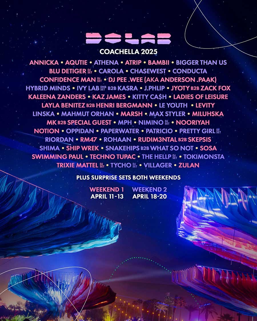 USA Do Lab stage Coachella 2025 poster