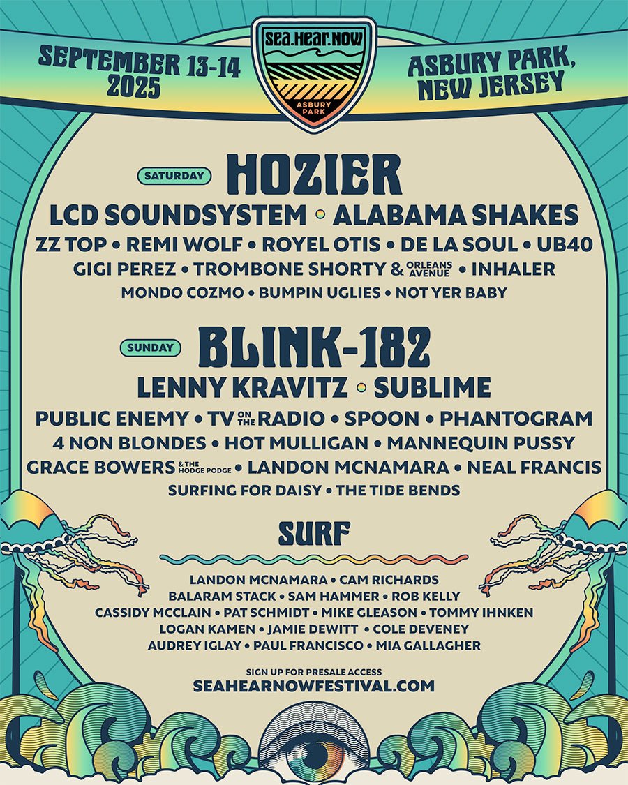 USA Sea Hear Now Festival 2025 poster