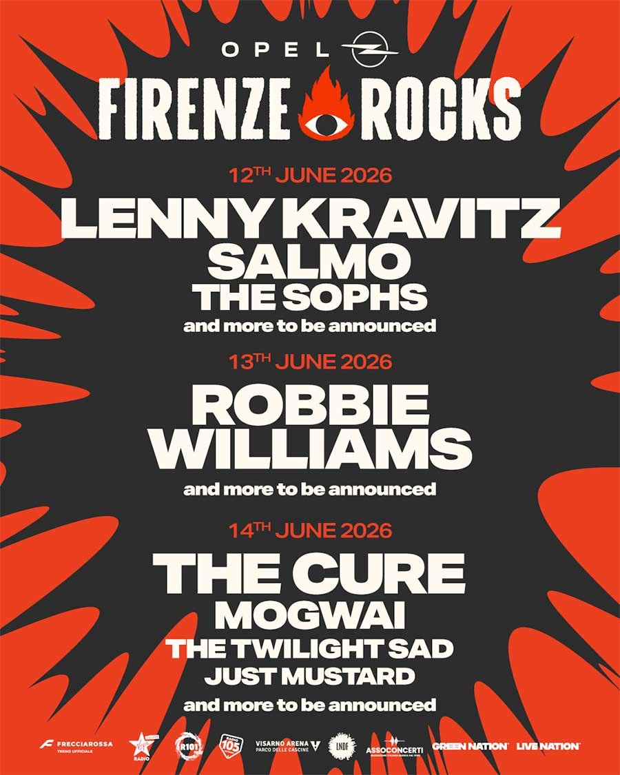 Firenze Rocks Italy 2026 poster