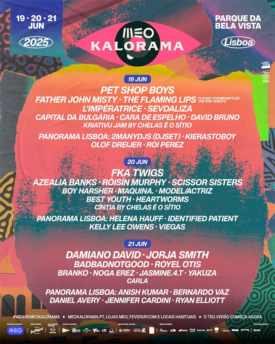 MEO Kalorama Lisbon 2025 poster