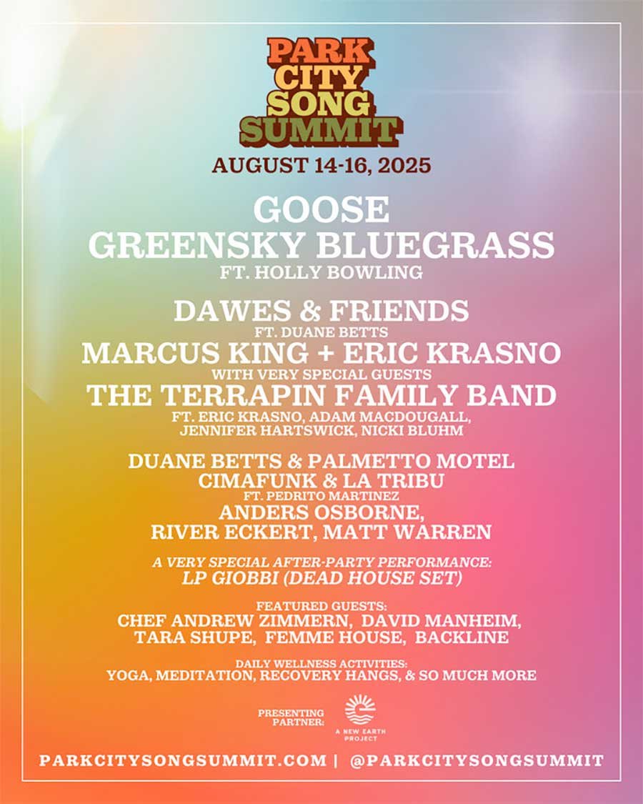 USA Park City Song Summit 2025 Utah poster