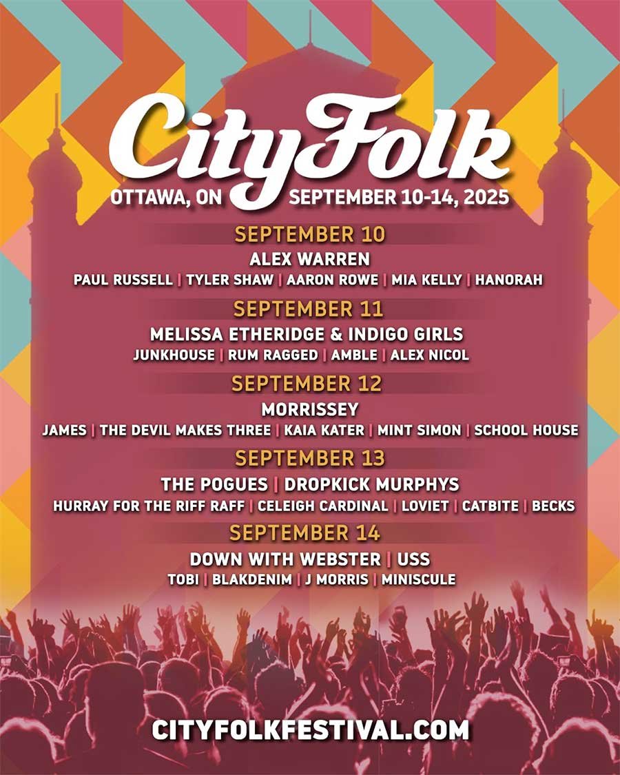 CANADA CityFolk Festival 2025 poster