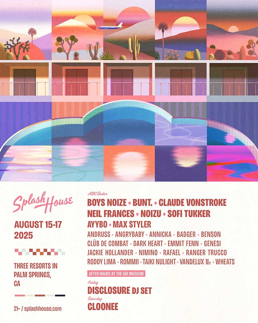 USA Splash House 2025 weekend two poster