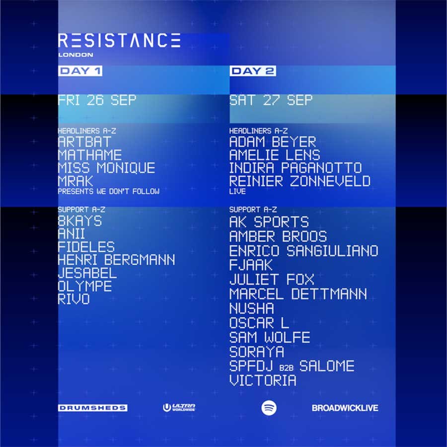 Resistance London 2025 final poster