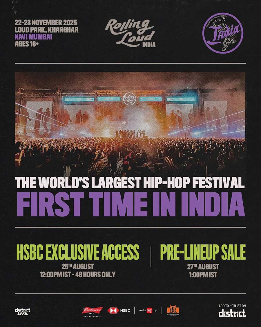Rolling Loud India 2025 dates announce poster