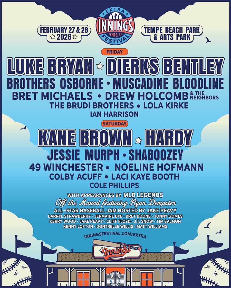 Extra Innings Festival Arizona 2026 poster