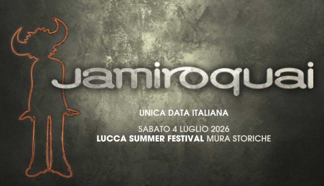 Jamiroquai plays Lucca Summer Festival 2026