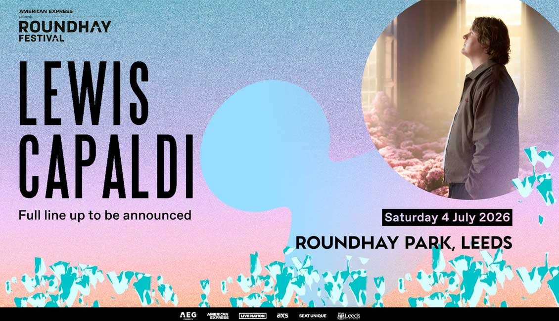 Roudhay Festival UK 2026 Lewis Capaldi headliner
