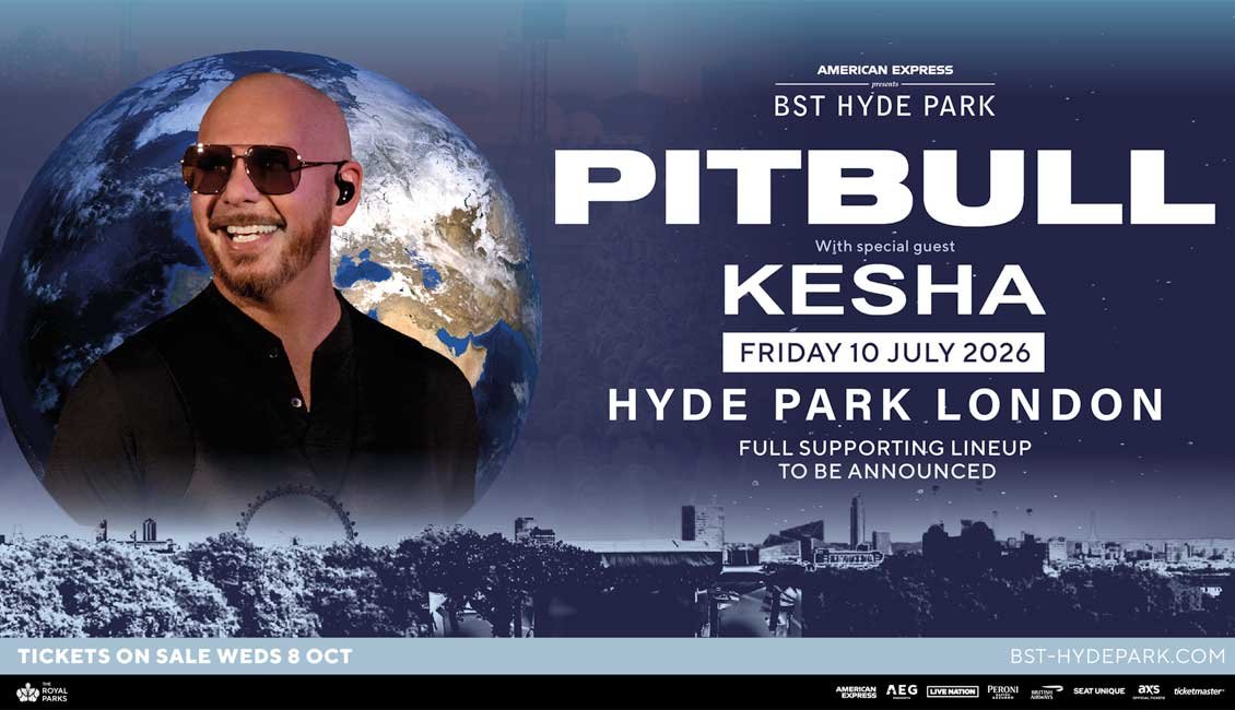 Pitbull headlines BST Hyde Park UK 2026