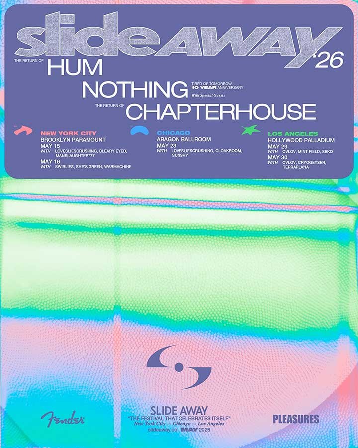 Slide Away Festival USA 2026 poster