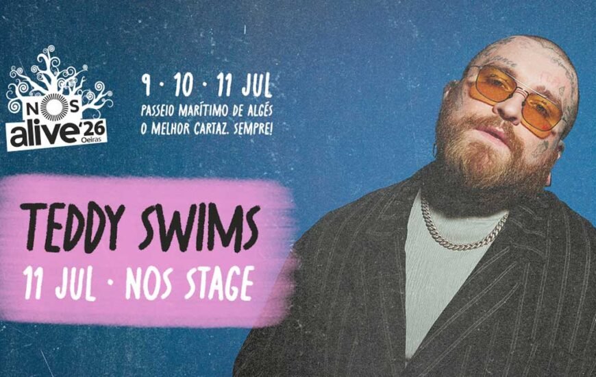 Teddy Swims confirmed for NOS Alive 2026