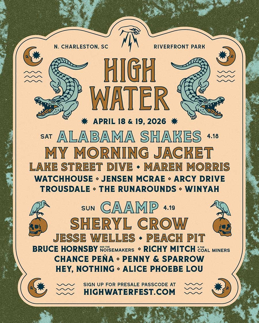 USA High Water Festival South Carolina 2026 poster