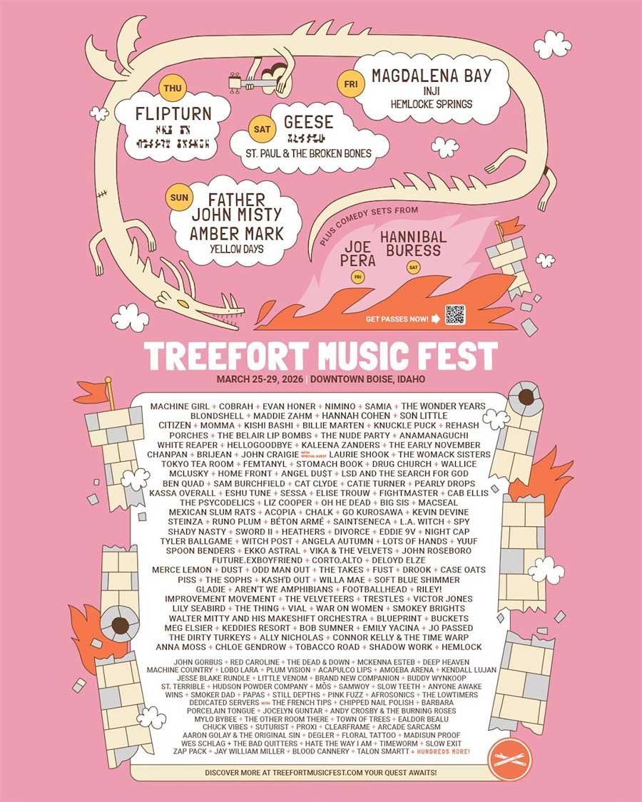 USA Treefort Festival 2026 poster
