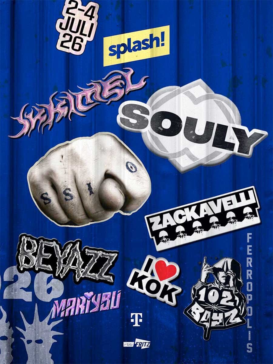 splash Festival Germany 2026 phase 1 poster