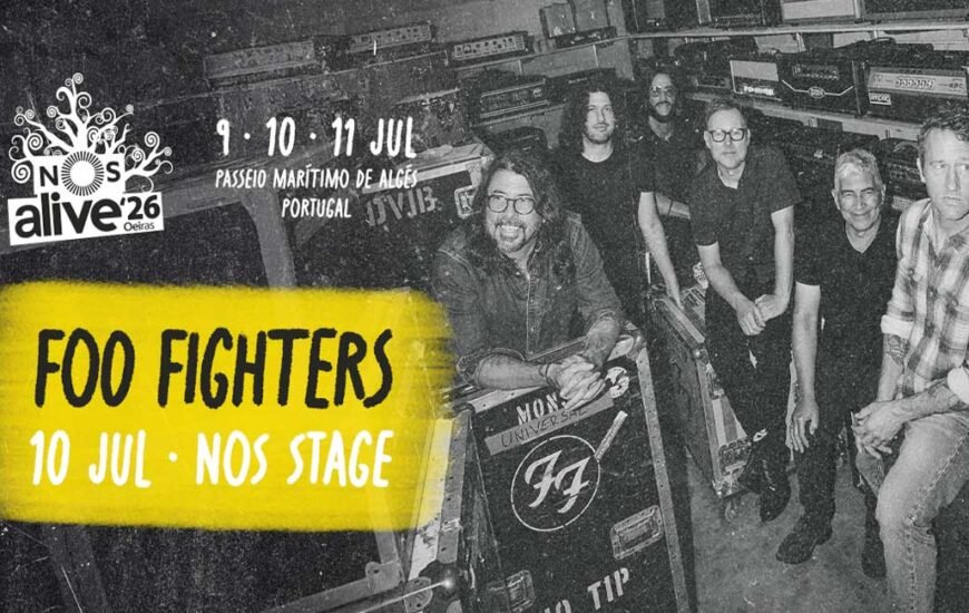 Foo Fighters headline NOS Alive 2026