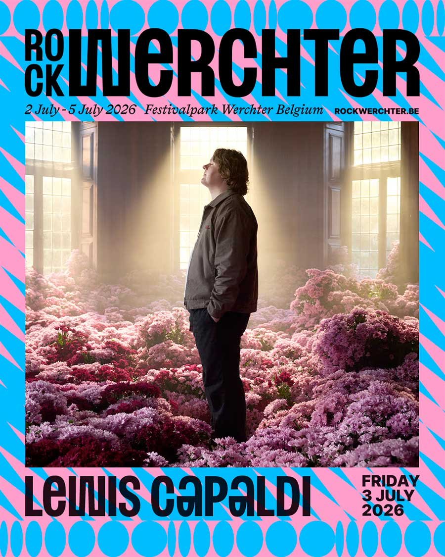Lewis Capaldi headlines Rock Werchter 2026 poster