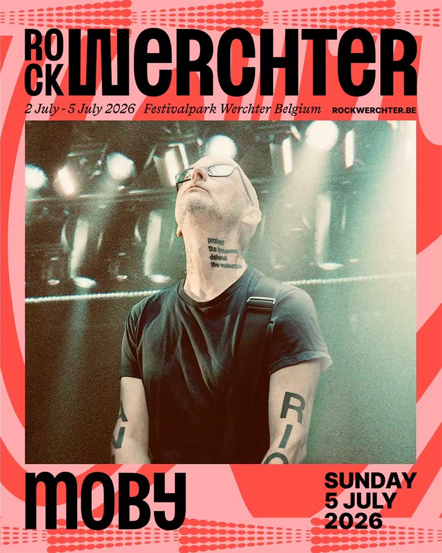 Moby plays Rock Werchter 2026 in Belgium poster