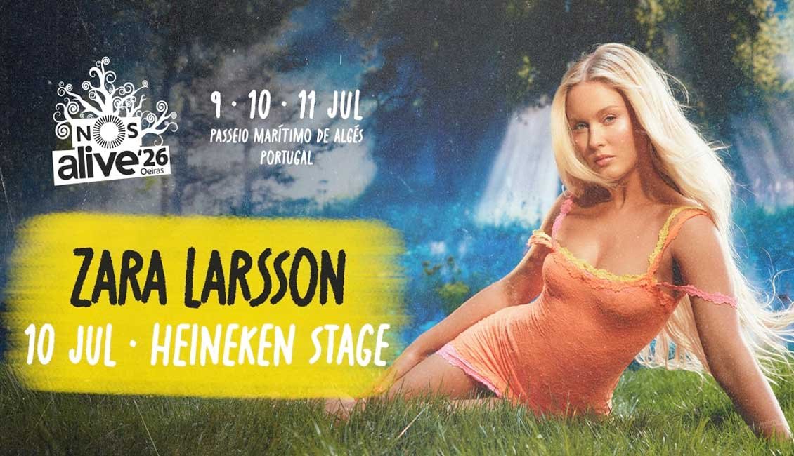 Zara Larsson plays NOS Alive 2026