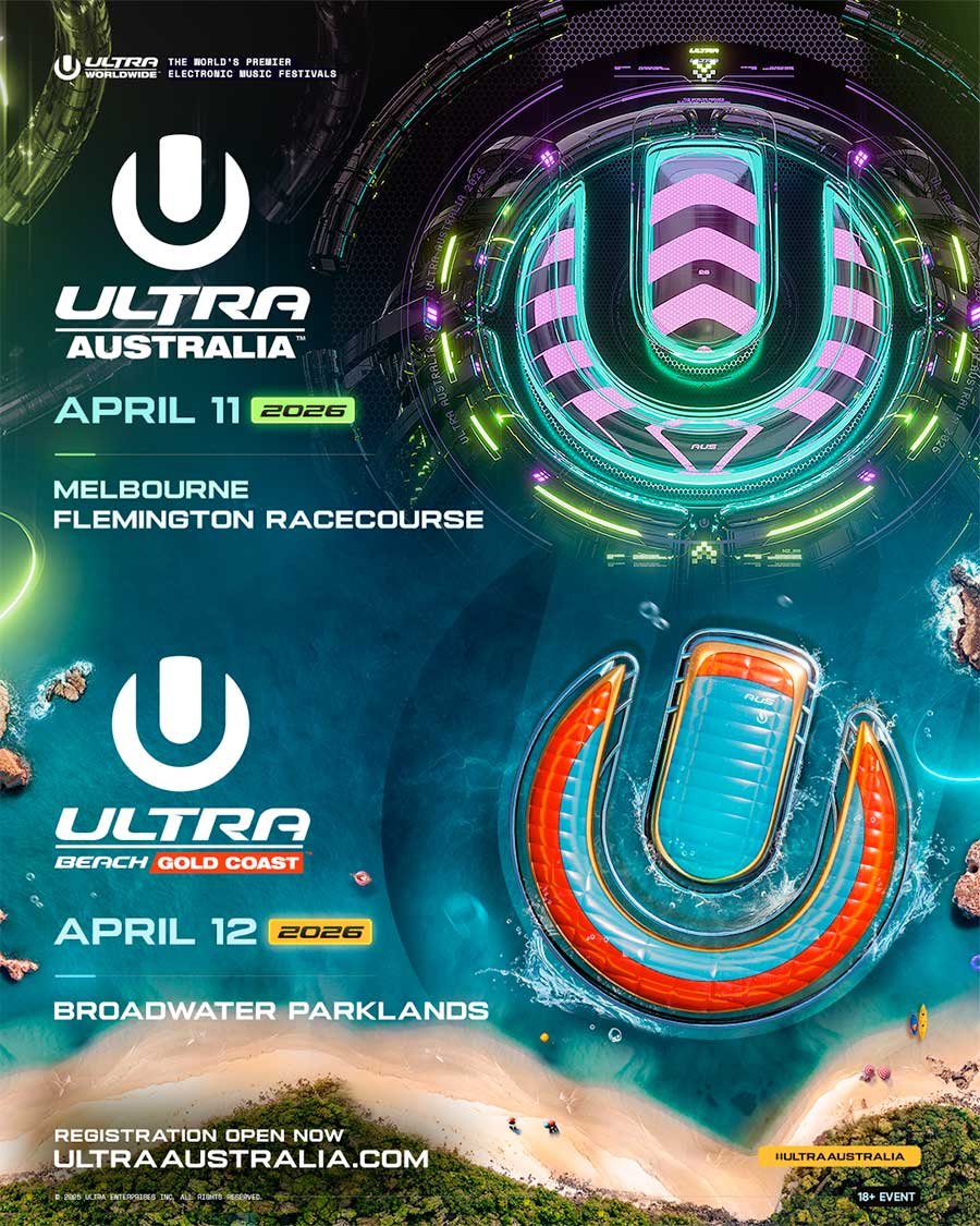 Australia Ultra Music festival 2026 poster