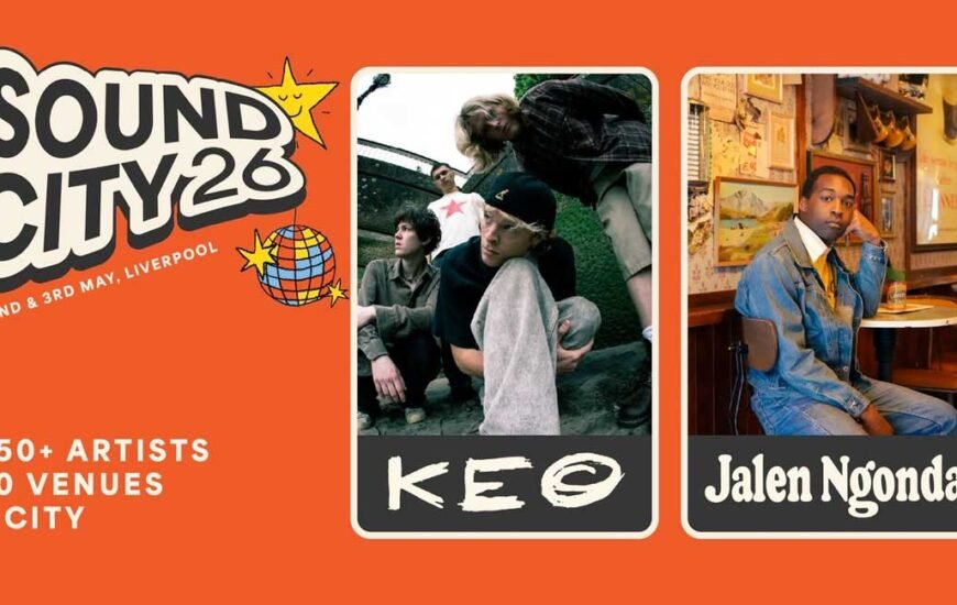 UK Liverpool Sound City 2026 phase 1 acts
