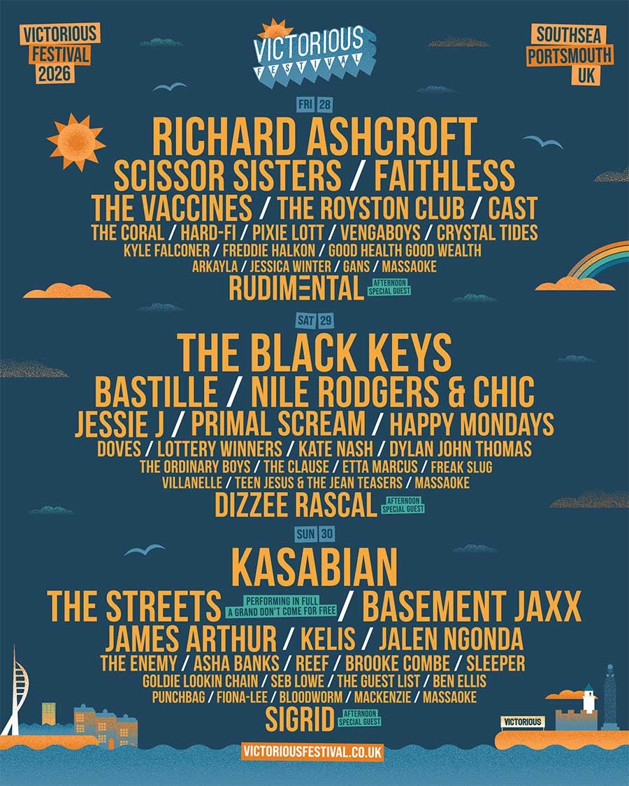 UK Victorious Festival 2026 poster