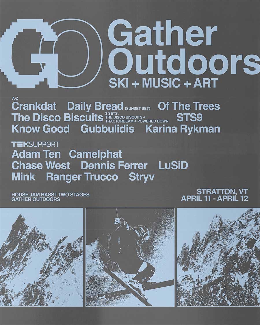 Gather Outdoors 2026 Vermont USA poster