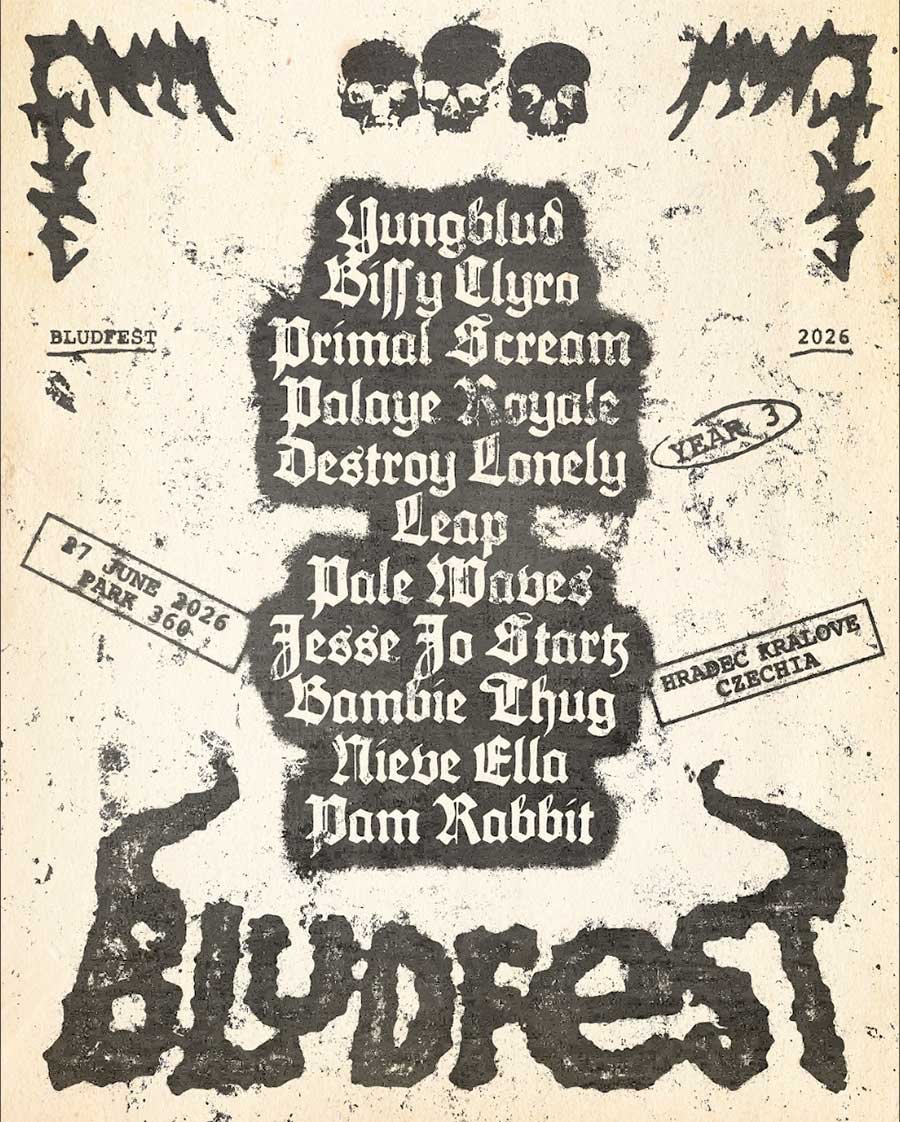 Bludfest 2026 poster Czech Republic