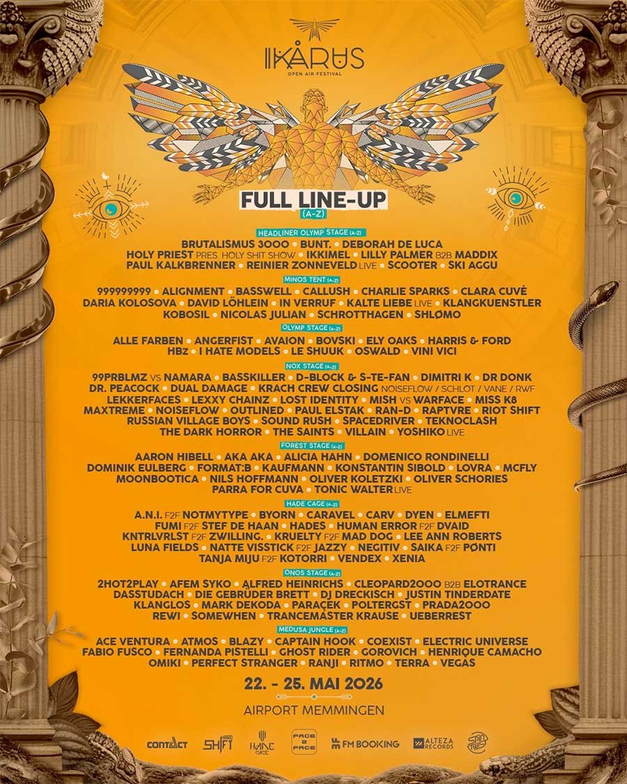 Ikarus Festival Germany 2026 final poster