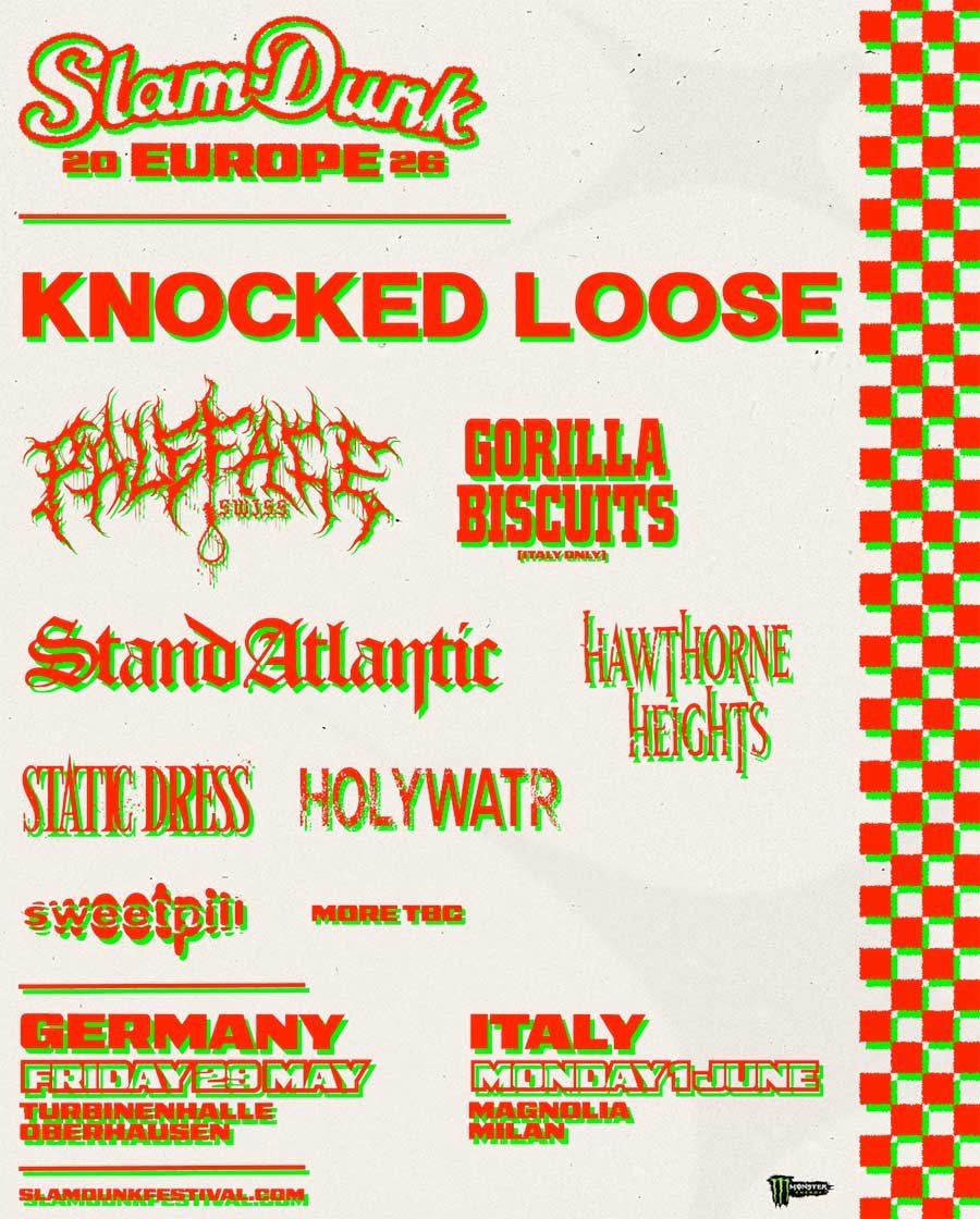 Slam Dunk Europe 2026 poster