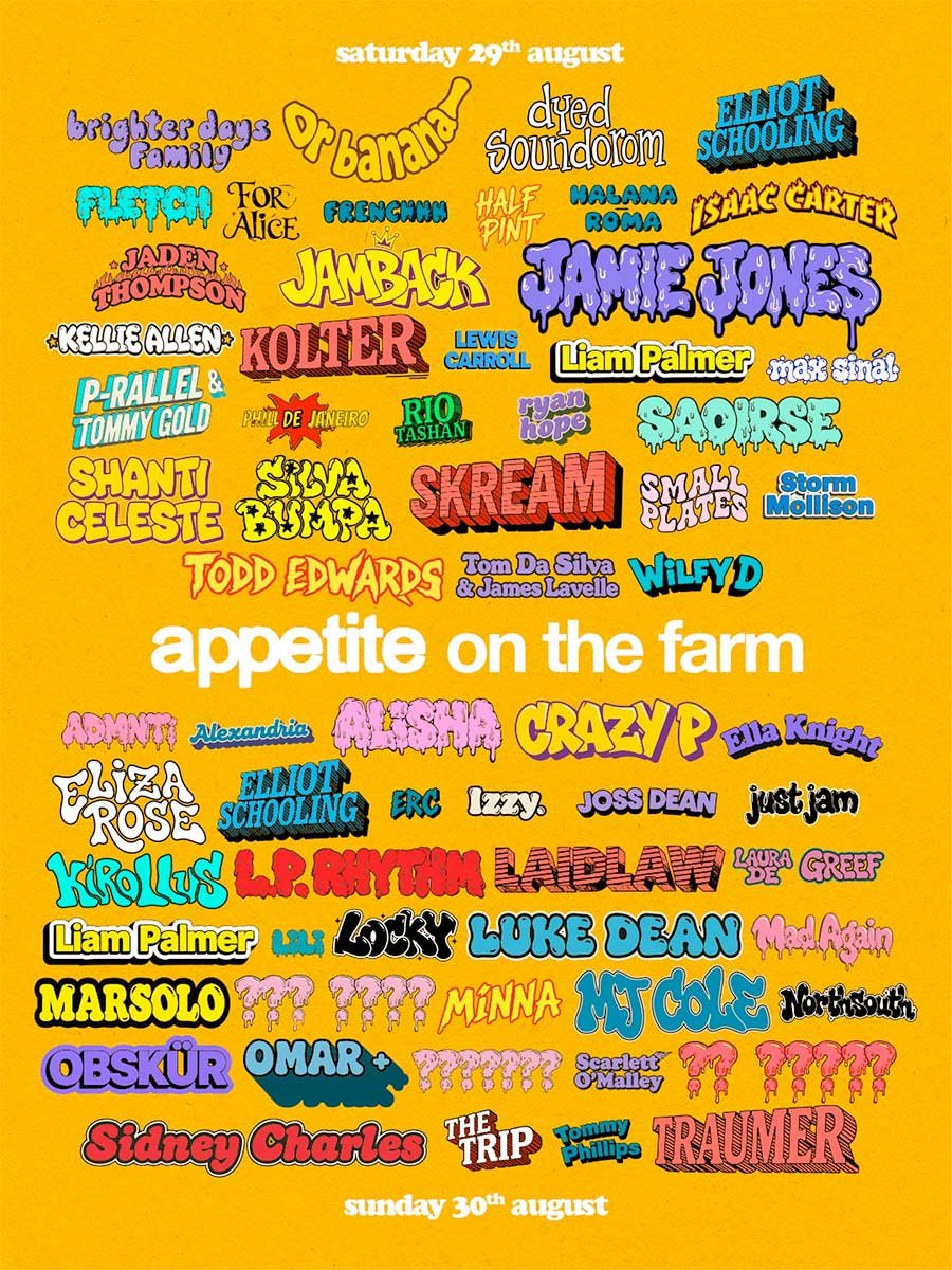 UK Appetite on the Farm 2026 poster